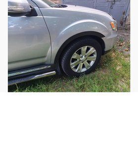 Накладки на арки (4 шт, чорні) Для Mitsubishi Outlander 2006-2012 рр ar726 фото