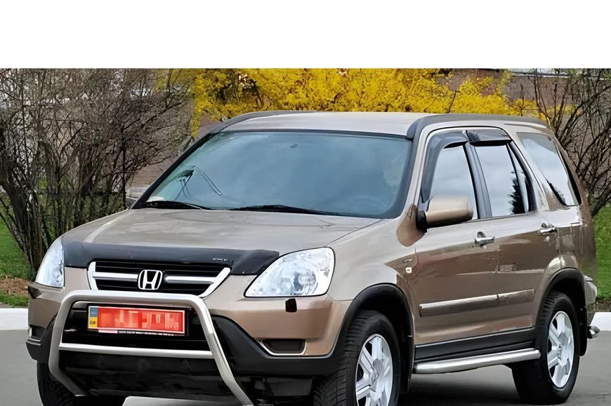 Дефлектори вікон (вітровики) Honda CR-V 2001-2006 (HiC) 4 шт Ho07 фото