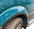 Накладки на арки вузькі (4 шт, чорні) Для Volkswagen Crafter 2006-2016 рр abs048 фото