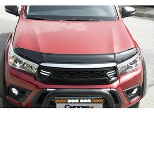 Дефлектор капота (EuroCap) Для Toyota Hilux 2015- 2020 рр 30780915-010409-30010101 фото