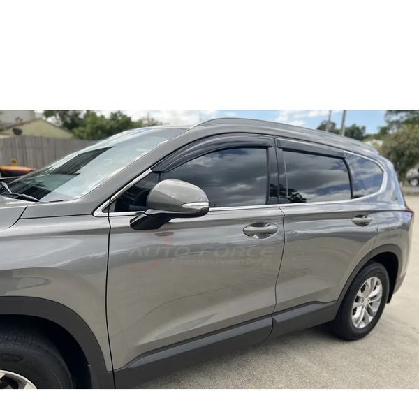Дефлектори вікон (вітровики) Hyundai Santa Fe 2018 - 2023 (HIC) 4 шт HY58 фото