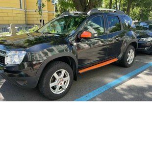 Накладки на арки (4 шт., чорні ABS) Для Renault Duster 2008-2017 рр ar972 фото