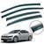 Вітровики для Volkswagen Passat B8+ 2019+ Sedan (China) нерж. з хром полоскою (Defl) 00-00014409 фото