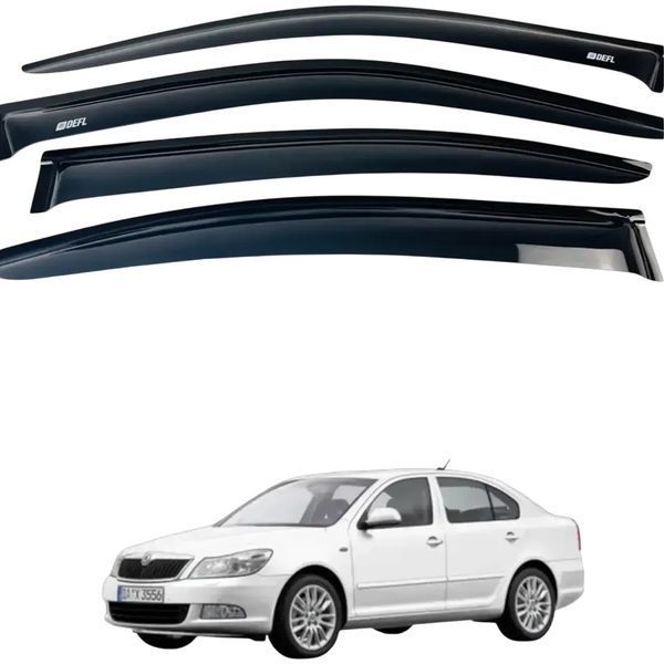 Дефлектори вікон (вітровики) Skoda OCTAVIA А5 2007-2014 (Defl) 00-00016191 фото
