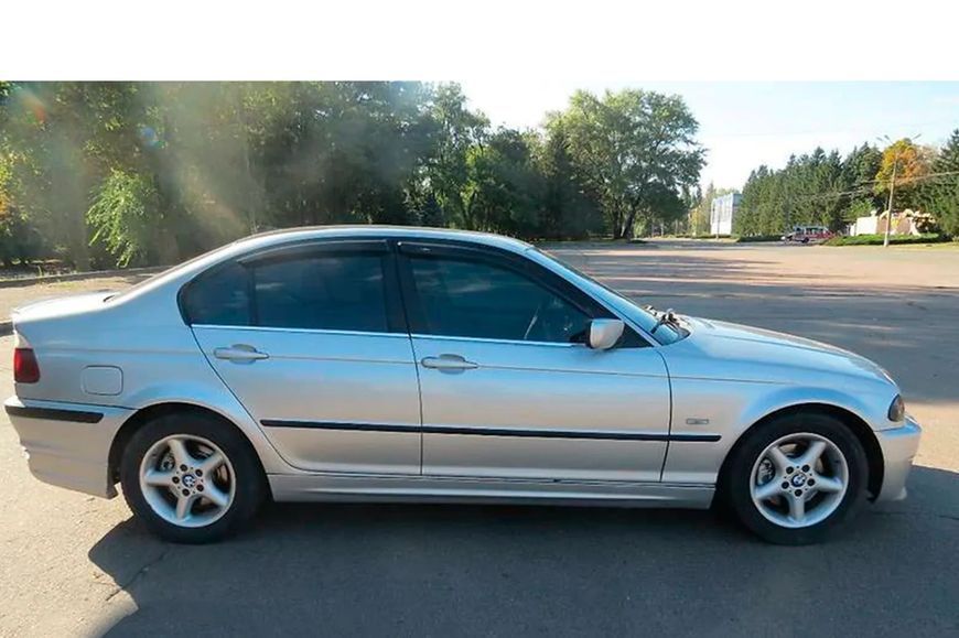 Дефлектори вікон (вітровики) BMW 3 Series E46 1998-2004 4D Sedan (HIC) 4 шт BM02 фото