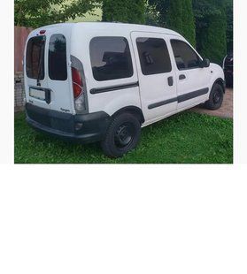Накладки на арки (4 шт, чорні) Для Renault Kangoo 1998-2008 рр ar704 фото