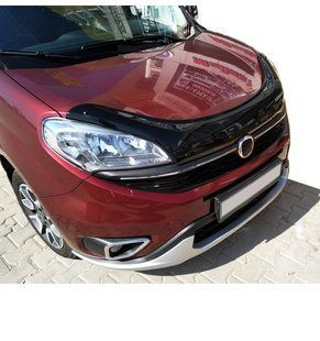 Дефлектор капота EuroCap Для Fiat Doblo II 2015-2022 рр 30290315-010409-30010101 фото