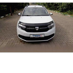Дефлектор капоту (EuroCap) Для Dacia Logan II 2013-2022 рр 30210413-010409-30010101 фото