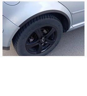 Накладки на арки (4 шт, чорні) Для Volkswagen Golf 4 1997-2006 рр ar957 фото