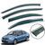 Вітровики для Skoda Rapid 2012R нерж. з хром полоскою (Defl) 00-00014190 фото