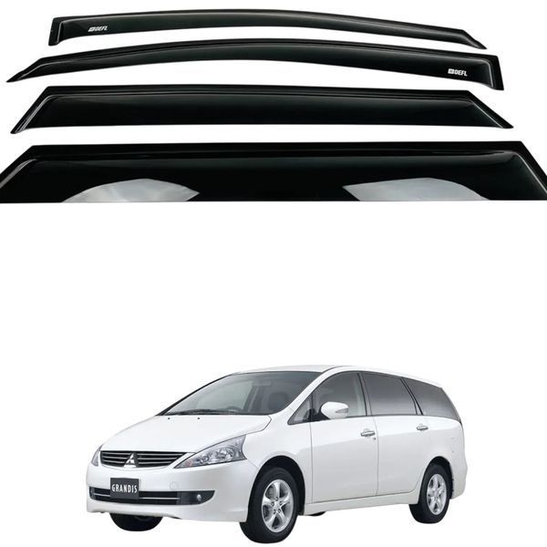 Дефлектори вікон (вітровики) Mitsubishi GRANDIS 2004-2010 (Defl) 00-00016172 фото