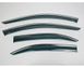 Вітровики для Skoda Rapid 2012R нерж. з хром полоскою (Defl) 00-00014190 фото 2