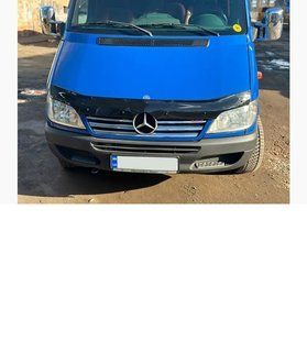 Дефлектор капота (EuroCap) Для Mercedes Sprinter W901/902/903/904/905 2000-2006 рр 30550200-010409-30010101 фото