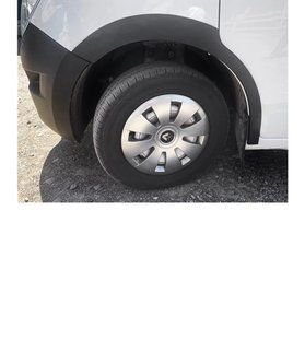 Накладки на арки (4 шт, чорні, ABS) Для Nissan NV400 2010-2024 рр ar745 фото