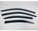 Вітровики для Skoda Superb III 2015+ нерж. з хром полоскою (Defl) 00-00014144 фото 2