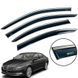 Вітровики для Skoda Superb III 2015+ нерж. з хром полоскою (Defl) 00-00014144 фото 1