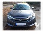 Дефлектор капоту (EuroCap) Для Honda Civic Sedan X 2016-2021 рр 3024K021 фото