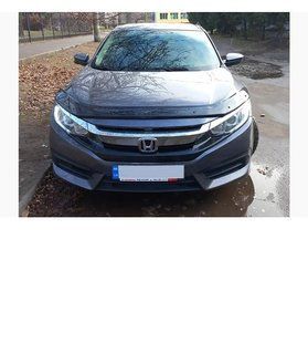 Дефлектор капоту (EuroCap) Для Honda Civic Sedan X 2016-2021 рр 3024K021 фото