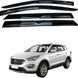 Дефлектори вікон (вітровики) Hyundai SANTA FE 2014-2016 (Defl) 00-00016186 фото 3