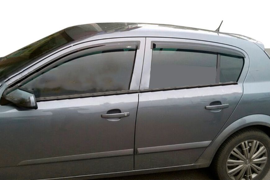 Дефлектори вікон (вітровики) Opel Astra H 2004-2013 рр HB (HIC) OP20 фото