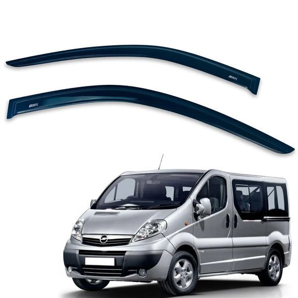 Дефлектори вікон (вітровики) Renault Tafic (Defl) 2001 - 2015 рр 2 шт. 00-00014469 фото