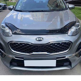 Дефлектор капоту (EuroCap) для Kia Sportage 2015-2021 рр 30430516-010409-30010101 фото