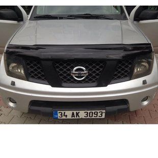Дефлектор капоту (EuroCap) Для Nissan Navara 2006-2015 рр 30580206-010409-30010101 фото