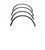 Накладки на арки SD (4 шт, чорні, ABS-пластик) Для Mercedes E-сlass W212 2009-2013 рр ar989341 фото