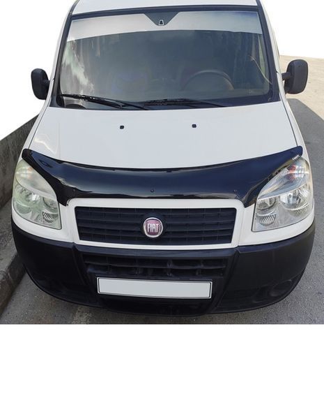 Дефлектор капоту (EuroCap) для Fiat Doblo I 2005-2010 рр 30290306-010409-30010101 фото