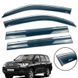 Вітровики для Toyota LC 200 2008+ нерж. з хром полоскою (Defl) 00-00014213 фото 1