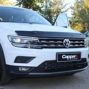 Дефлектор капота (EuroCap) для Volkswagen Tiguan 2016-2023 рр 30791216-010409-30010101 фото