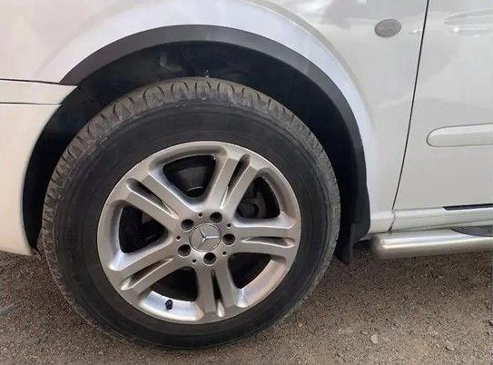 Накладки на арки (4 шт, чорні) Для Mercedes Vito W639 2004-2014 рр ar134 фото