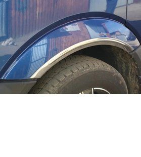 Накладки на арки вузькі (4 шт, нерж) Для Volkswagen Crafter 2006-2016 рр car4431 фото