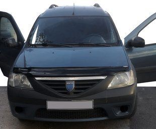 Дефлектор капота (EuroCap) Для Dacia Logan I 2008-2012 рр 30210405-010409-30010101 фото