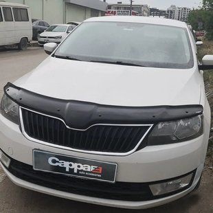Дефлектор капота (EuroCap) для Skoda Rapid 2012-2019 рр 30710212-010409-30010101 фото