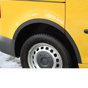 Накладки на арки (4 шт, чорні) Для Fiat Punto Grande/EVO 2006-2018 рр 216-b фото