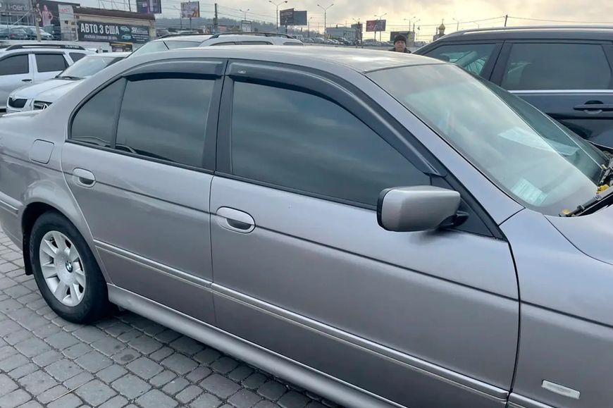Дефлектори вікон (вітровики) BMW 5 Series E39 1996-2003 Sedan (HIC) 4 шт BM03 фото