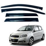 Вітровики для Chevrolet Aveo 2006-2012 5D HB (Defl) Q2 00-00014432 фото