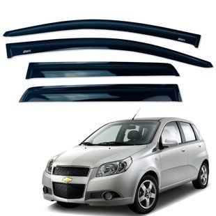 Вітровики для Chevrolet Aveo 2006-2012 5D HB (Defl) Q2 00-00014432 фото