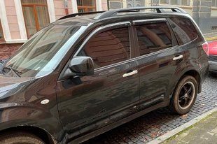 Дефлектори вікон (вітровики) Subaru Forester 2008-2013 рр (HIC) 4 шт SUB09 фото