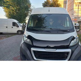 Дефлектор капота (EuroCap)  для Peugeot Boxer 2014-2025 рр 2637k104 фото
