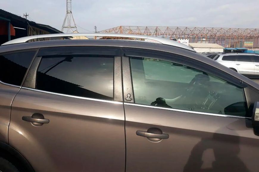 Дефлектори вікон (вітровики) Ford Kuga/Escape 2013-2019 рр (HIC) 4 шт Fo90 фото