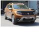 Дефлектор капоту (EuroCap) для Dacia Duster 2018-2024 рр 2021K041 фото 1