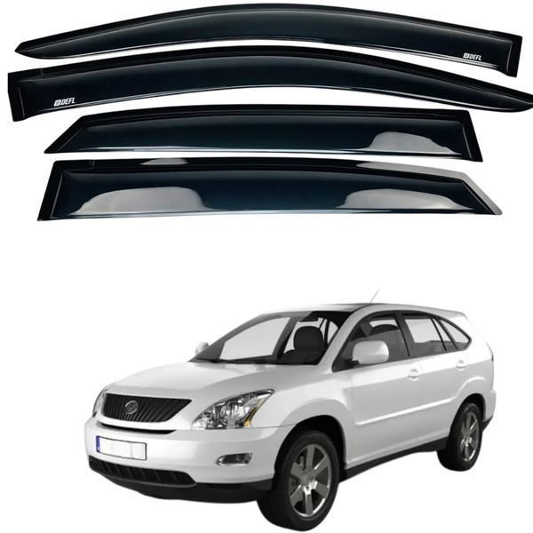 Дефлектори вікон (вітровики) Toyota HARRIER 2005-2009 (Defl) 00-00016193 фото