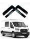 Дефлектори вікон (вітровики) Ford Transit 2000-2014 (вст 2шт) (DEFL) 00-00016282 фото 3