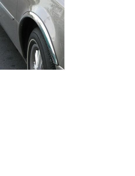 Накладки на арки (4 шт, нерж) Для Daewoo Nexia 1995-2016 рр 174-n фото